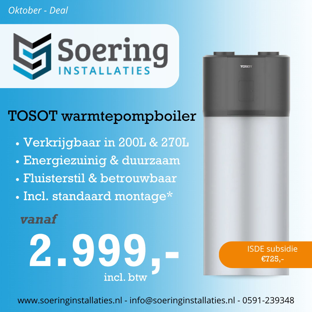 warmtepomp boiler deal